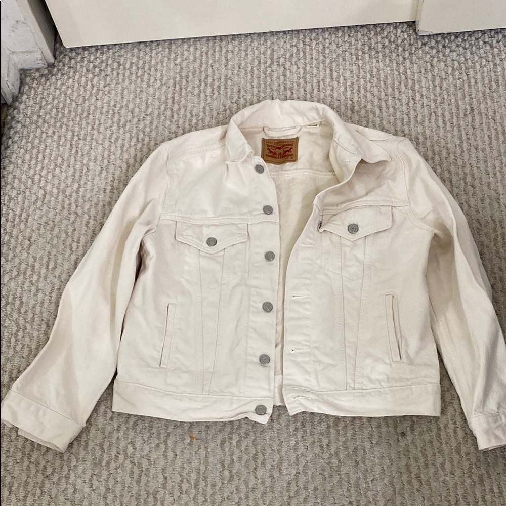 Levi's Women's Cream Denim Jacket